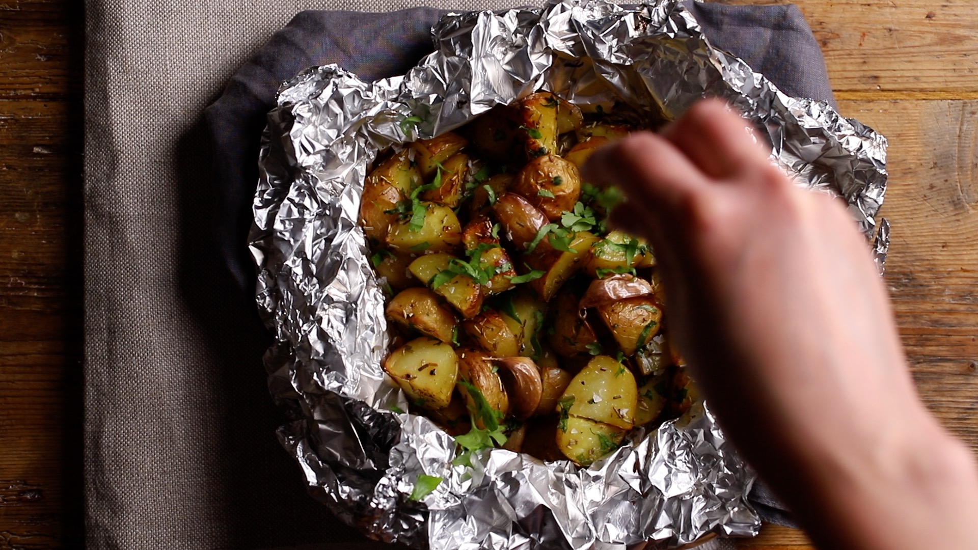 bake open for a further 15 minutes the top with parsley