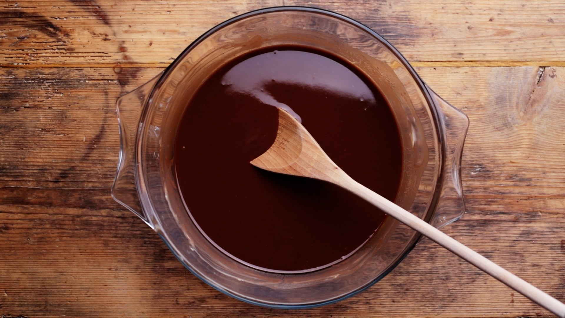 butter and chocolate melted in a bowl