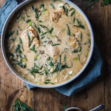 Chicken and leeks recipe