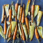 christmas carrots and parsnips