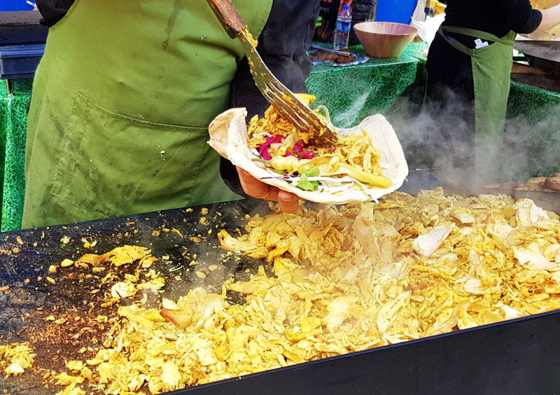 Dartington food show persian saffron chicken