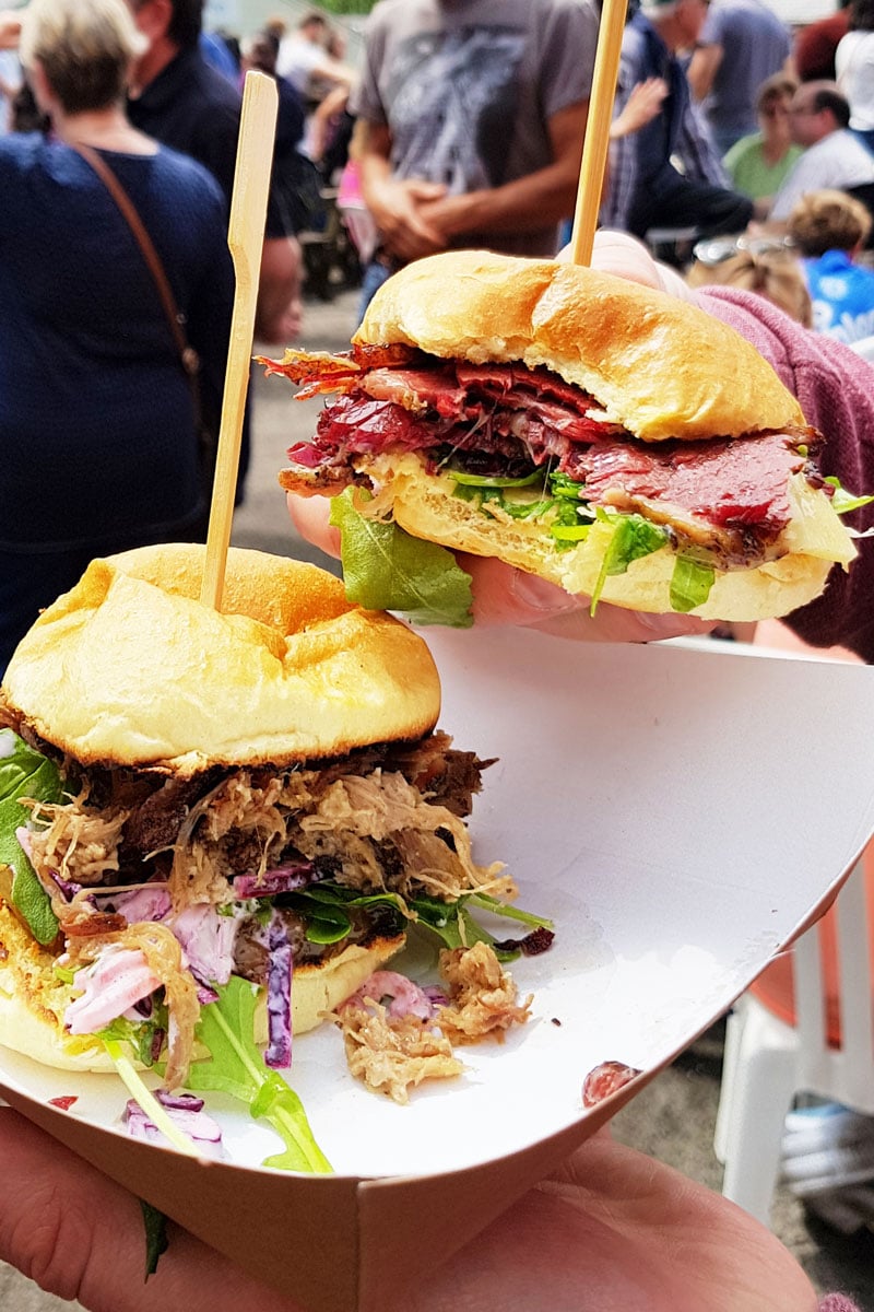 dartington food show the pig apple sliders