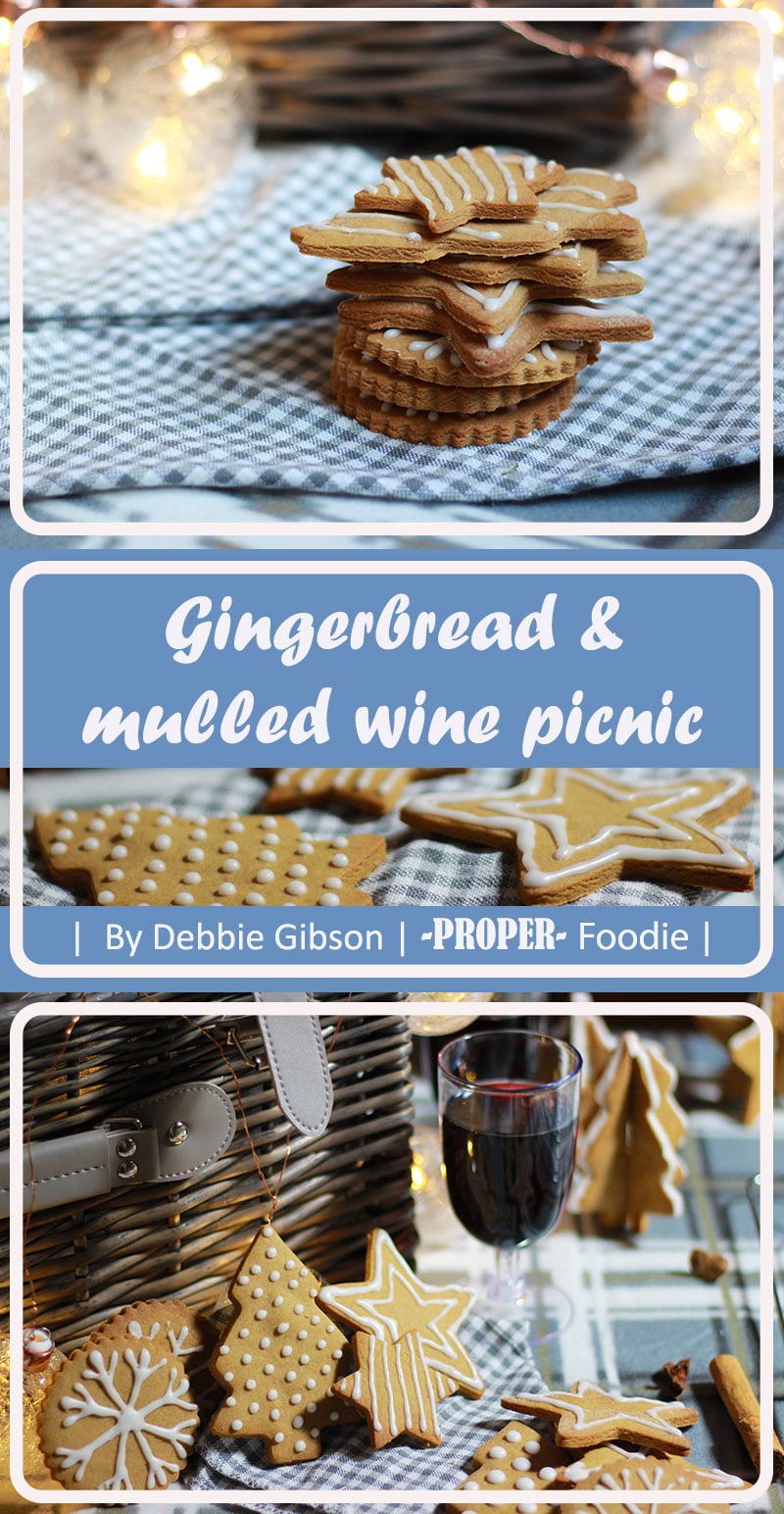 Gingerbread and mulled wine picnic