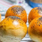 Homemade bread rolls