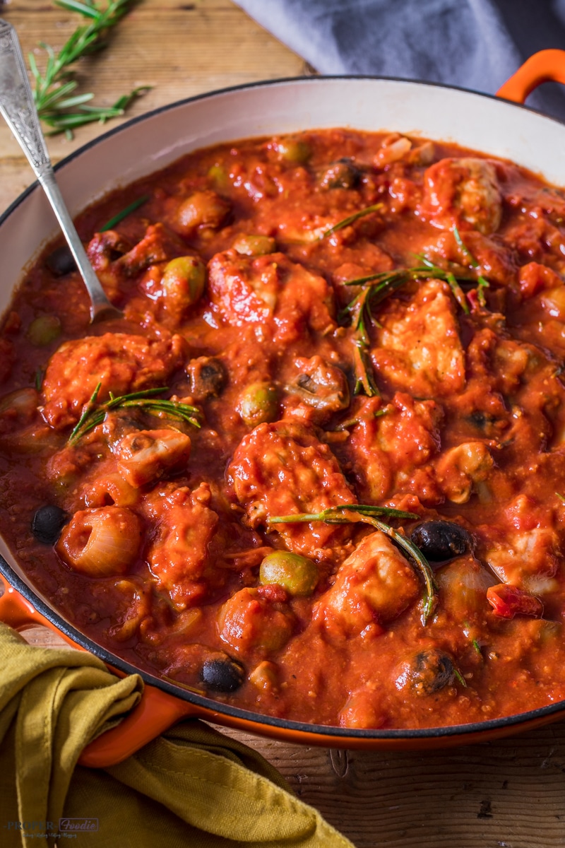 Italian chicken cacciatore