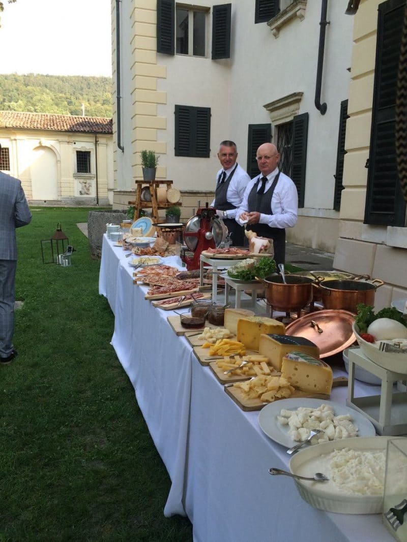 italian wedding canapes villa bertani