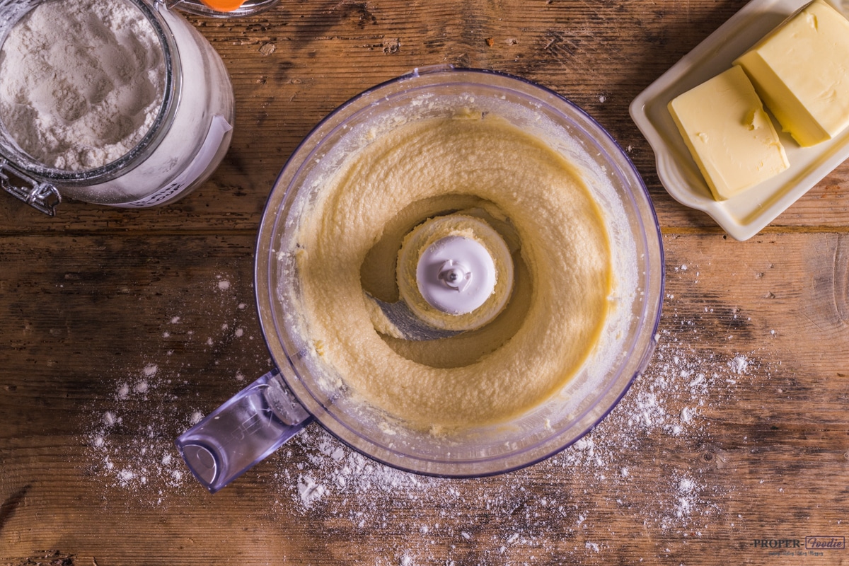 making frangipane in a processor