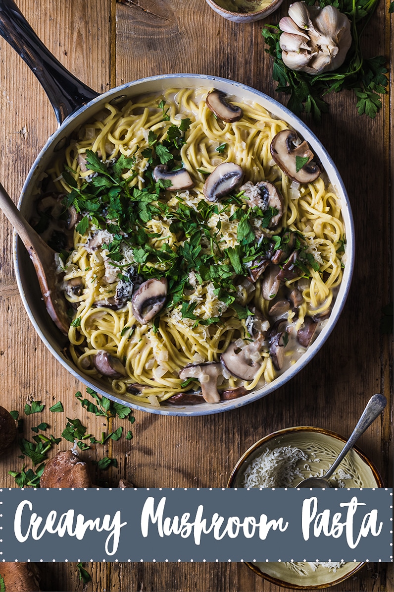 creamy mushroom pasta