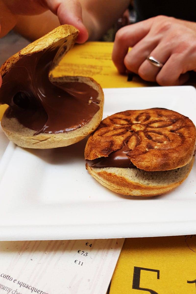 nutella tigella in Bologna