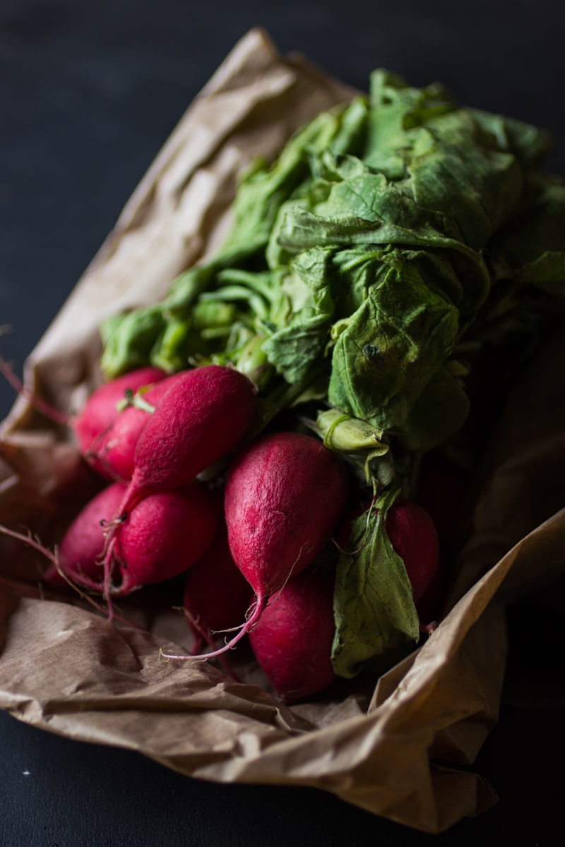 past their best radishes