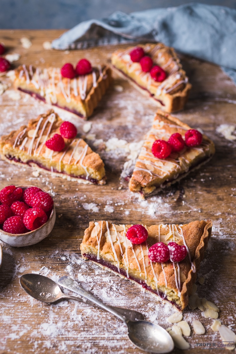 raspberry jam bakewell tarts