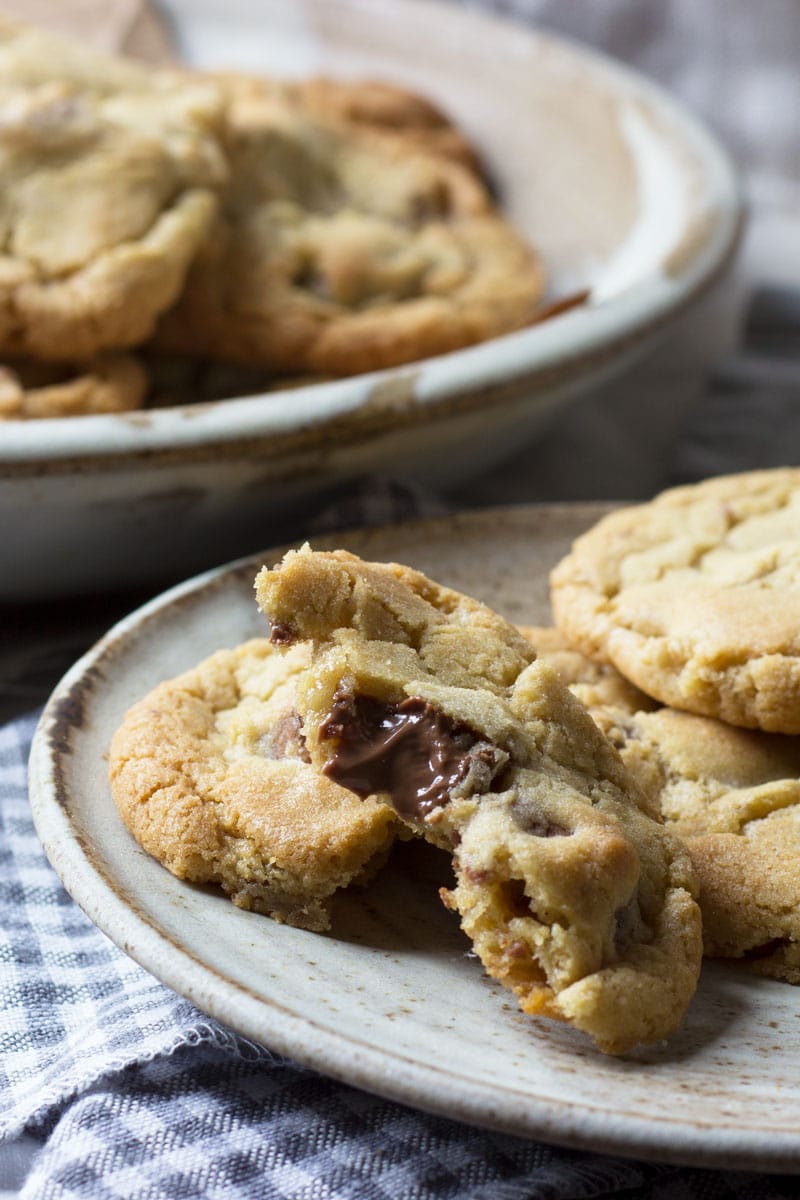 soft bake cookies on a plate