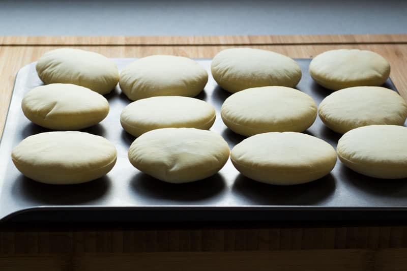 Tigella baked in the oven