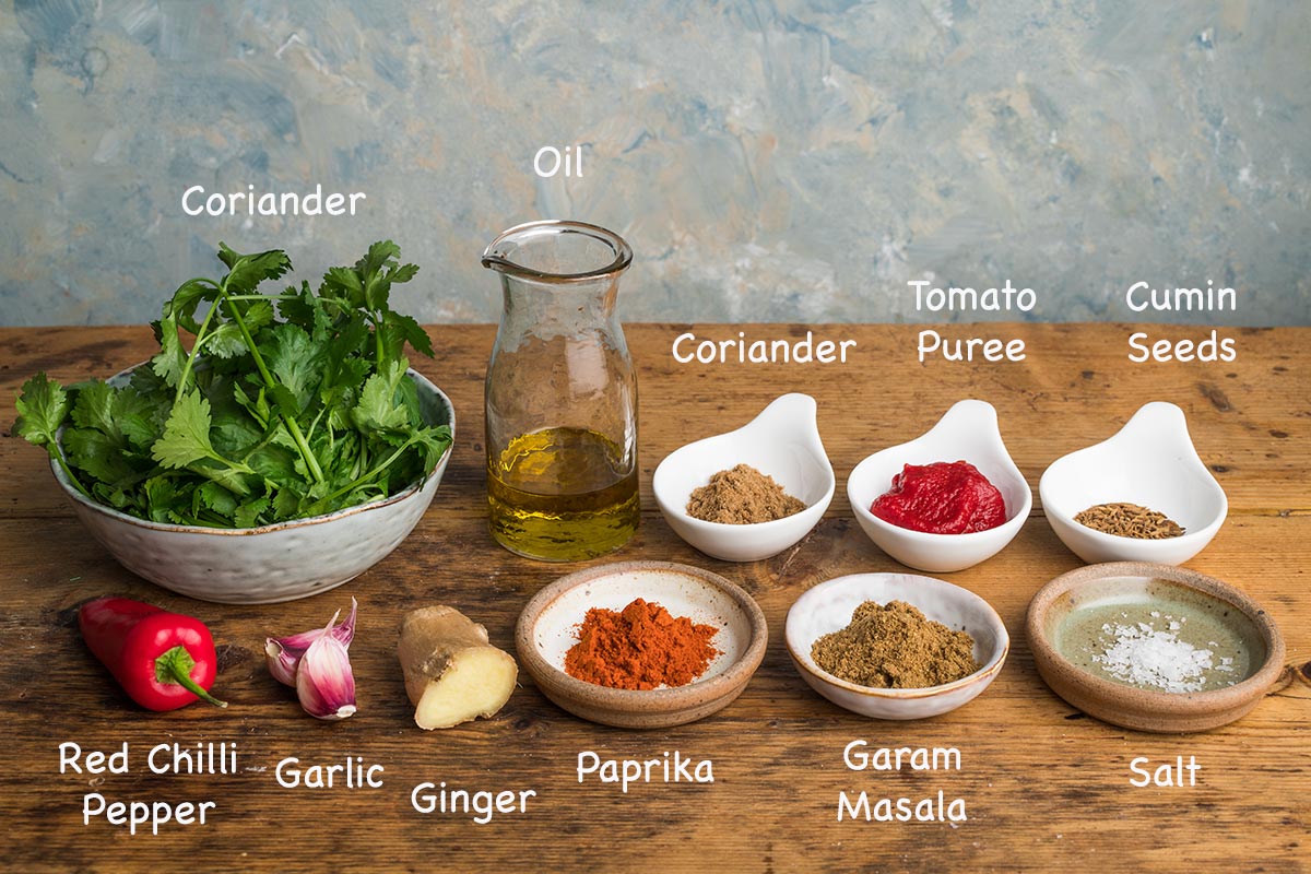 tikka masala paste ingredients.