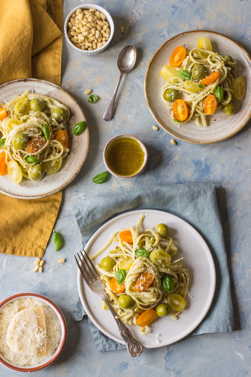 tomato and basil pasta