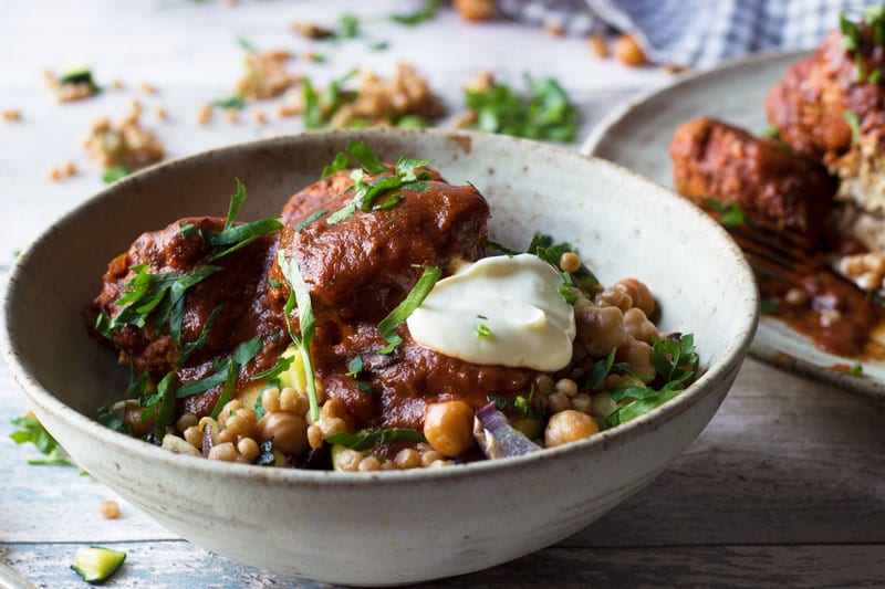 turkey meatballs with cous cous