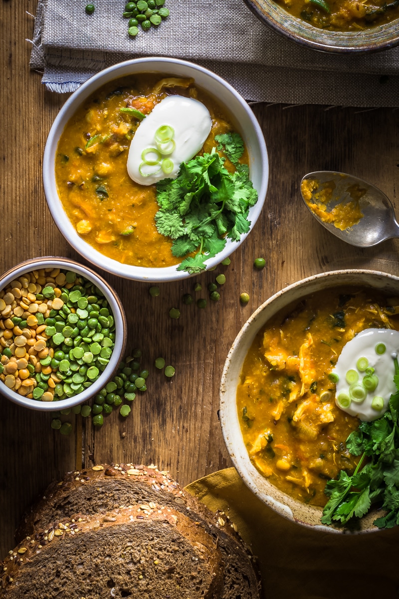 Yellow split pea soup