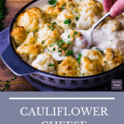 Creamy cauliflower cheese recipe baked to perfection. One of the best side dishes to serve up with any meal, particularly a Sunday roast.