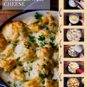 Creamy cauliflower cheese recipe baked to perfection. One of the best side dishes to serve up with any meal, particularly a Sunday roast.